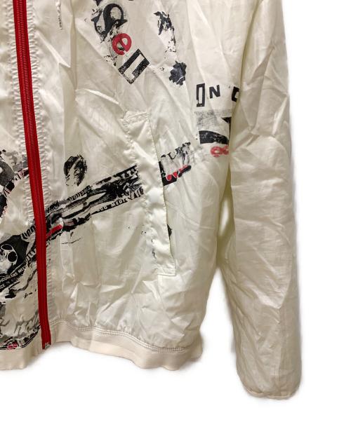DIESEL（ディーゼル）DIESEL (ディーゼル) ナイロンパーカー アイボリー サイズ:Lの古着・服飾アイテム