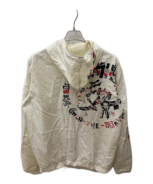 DIESEL（ディーゼル）DIESEL (ディーゼル) ナイロンパーカー アイボリー サイズ:Lの古着・服飾アイテム