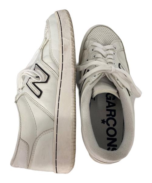 NEW BALANCE（ニューバランス）NEW BALANCE (ニューバランス) COMME des GARCONS (コムデギャルソン) スニーカー ホワイト サイズ:26cmの古着・服飾アイテム