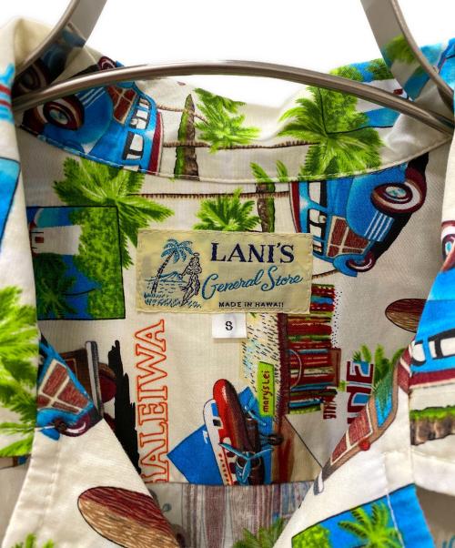 LANI'S General Store（ラニーズ・ジェネラルストア）LANI'S General Store (ラニーズ・ジェネラルストア) アロハシャツ ホワイト サイズ:Sの古着・服飾アイテム