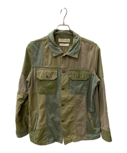 REMI RELIEF（レミレリーフ）REMI RELIEF (レミレリーフ) パッチワークジャケット カーキ サイズ:Mの古着・服飾アイテム