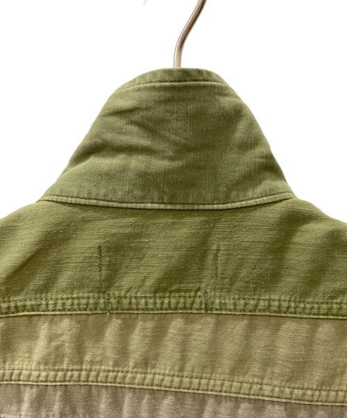 REMI RELIEF（レミレリーフ）REMI RELIEF (レミレリーフ) パッチワークジャケット カーキ サイズ:Mの古着・服飾アイテム