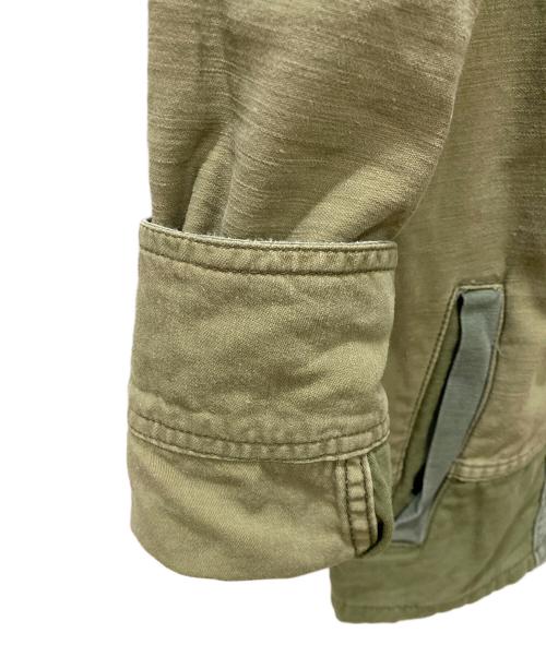 REMI RELIEF（レミレリーフ）REMI RELIEF (レミレリーフ) パッチワークジャケット カーキ サイズ:Mの古着・服飾アイテム