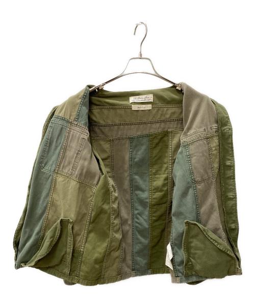 REMI RELIEF（レミレリーフ）REMI RELIEF (レミレリーフ) パッチワークジャケット カーキ サイズ:Mの古着・服飾アイテム