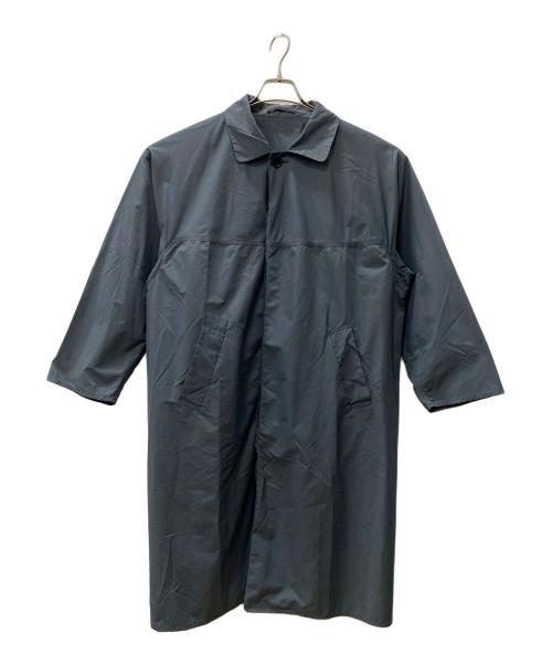 YAECA（ヤエカ）YAECA (ヤエカ) スタンドカラーナイロンジップコート ネイビー サイズ:Mの古着・服飾アイテム