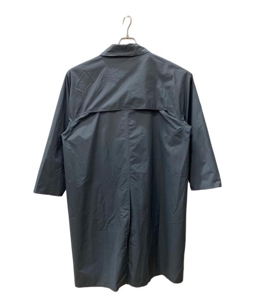 YAECA（ヤエカ）YAECA (ヤエカ) スタンドカラーナイロンジップコート ネイビー サイズ:Mの古着・服飾アイテム