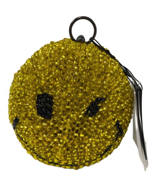 ANTEPRIMA（アンテプリマ）ANTEPRIMA (アンテプリマ) SMILEY (スマイリー) ワイヤーバッグ エナメルブラック×マスタードイエロー 未使用品の古着・服飾アイテム