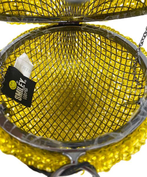 ANTEPRIMA（アンテプリマ）ANTEPRIMA (アンテプリマ) SMILEY (スマイリー) ワイヤーバッグ エナメルブラック×マスタードイエロー 未使用品の古着・服飾アイテム