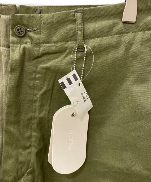 NEXUSVII（ネクサスセブン）NEXUSVII (ネクサスセブン) ワイドハーフパンツ オリーブ サイズ:48 未使用品の古着・服飾アイテム