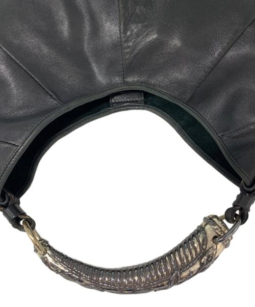 Yves Saint Laurent（イヴサンローラン）Yves Saint Laurent (イヴサンローラン) ハンドバッグ ブラックの古着・服飾アイテム
