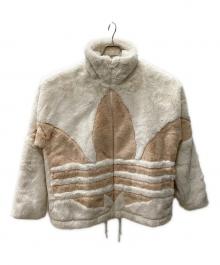 adidas（アディダス）の古着「Fur Jacket」｜ベージュ