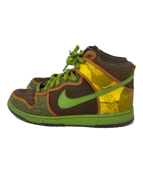 NIKE（ナイキ）NIKE (ナイキ) Dunk High Pro SB 'De La Soul' ブラウン×グリーン サイズ:29cmの古着・服飾アイテム