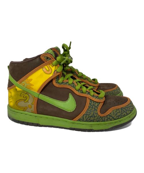 NIKE（ナイキ）NIKE (ナイキ) Dunk High Pro SB 'De La Soul' ブラウン×グリーン サイズ:29cmの古着・服飾アイテム