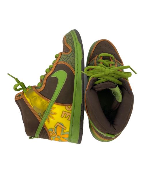 NIKE（ナイキ）NIKE (ナイキ) Dunk High Pro SB 'De La Soul' ブラウン×グリーン サイズ:29cmの古着・服飾アイテム