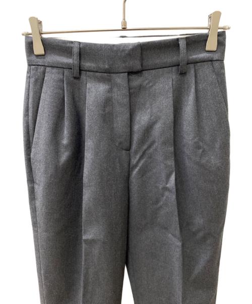 ANTEPRIMA（アンテプリマ）ANTEPRIMA (アンテプリマ) タックウールパンツ グレー サイズ:Mの古着・服飾アイテム