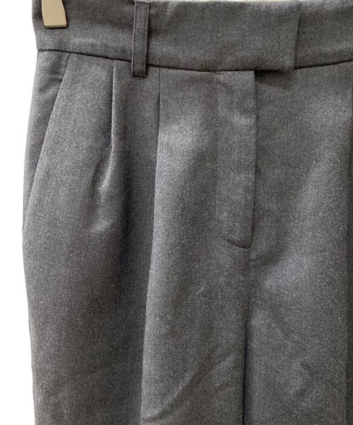 ANTEPRIMA（アンテプリマ）ANTEPRIMA (アンテプリマ) タックウールパンツ グレー サイズ:S 未使用品の古着・服飾アイテム