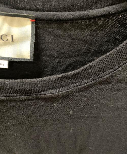 GUCCI（グッチ）GUCCI (グッチ) ロゴ ウォッシュドオーバーサイズ Tシャツ ブラック サイズ:未記載の古着・服飾アイテム