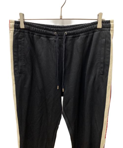 GUCCI（グッチ）GUCCI (グッチ) テクニカルジャージ パンツ ブラック サイズ:Lの古着・服飾アイテム