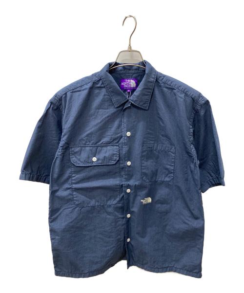 THE NORTHFACE PURPLELABEL（ザ・ノースフェイス パープルレーベル）THE NORTHFACE PURPLELABEL (ザ・ノースフェイス パープルレーベル) 半袖シャツ ネイビー サイズ:M 未使用品の古着・服飾アイテム