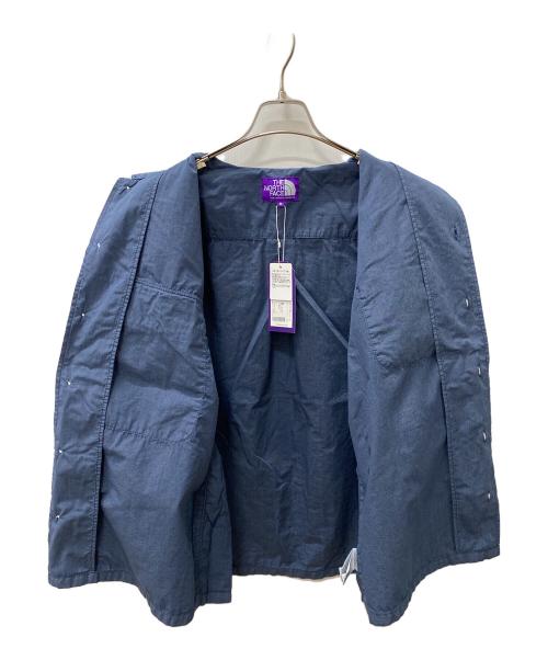 THE NORTHFACE PURPLELABEL（ザ・ノースフェイス パープルレーベル）THE NORTHFACE PURPLELABEL (ザ・ノースフェイス パープルレーベル) 半袖シャツ ネイビー サイズ:M 未使用品の古着・服飾アイテム