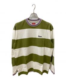 SUPREME（シュプリーム）の古着「長袖Tシャツ」｜ホワイト×グリーン
