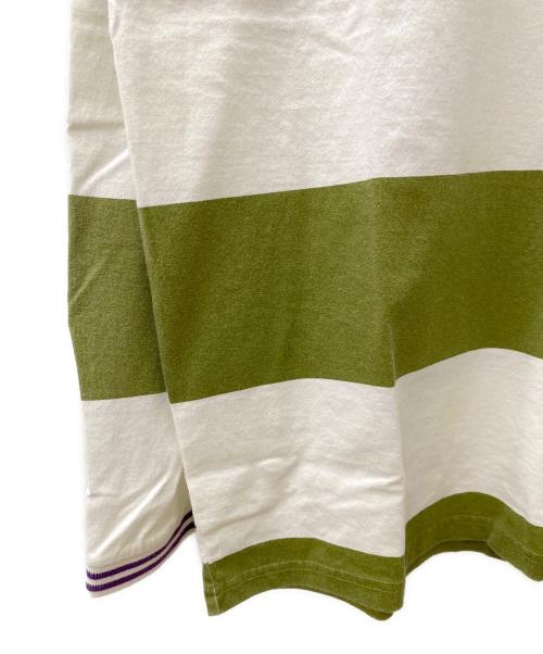 SUPREME（シュプリーム）Supreme (シュプリーム) 長袖Tシャツ ホワイト×グリーン サイズ:Sの古着・服飾アイテム
