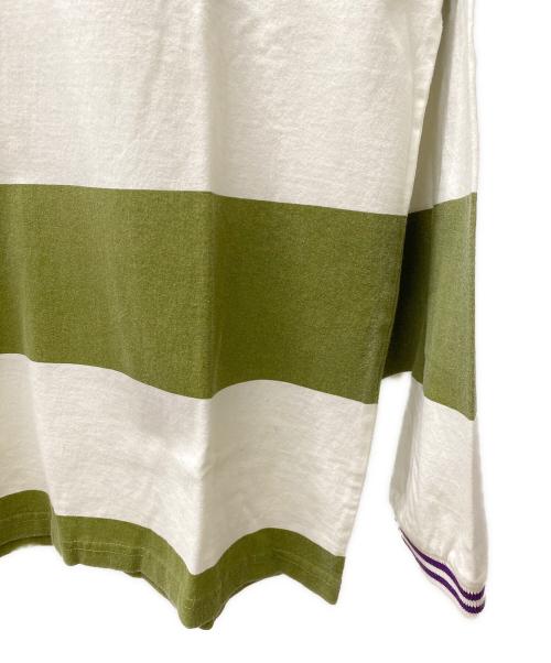SUPREME（シュプリーム）Supreme (シュプリーム) 長袖Tシャツ ホワイト×グリーン サイズ:Sの古着・服飾アイテム