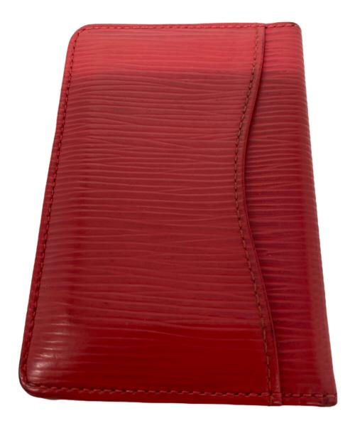 LOUIS VUITTON（ルイ ヴィトン）LOUIS VUITTON (ルイ ヴィトン) カードケース レッドの古着・服飾アイテム
