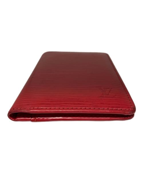 LOUIS VUITTON（ルイ ヴィトン）LOUIS VUITTON (ルイ ヴィトン) カードケース レッドの古着・服飾アイテム
