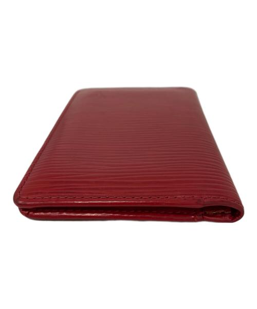 LOUIS VUITTON（ルイ ヴィトン）LOUIS VUITTON (ルイ ヴィトン) カードケース レッドの古着・服飾アイテム
