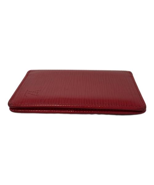 LOUIS VUITTON（ルイ ヴィトン）LOUIS VUITTON (ルイ ヴィトン) カードケース レッドの古着・服飾アイテム
