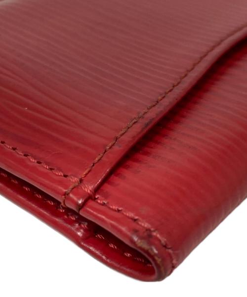 LOUIS VUITTON（ルイ ヴィトン）LOUIS VUITTON (ルイ ヴィトン) カードケース レッドの古着・服飾アイテム