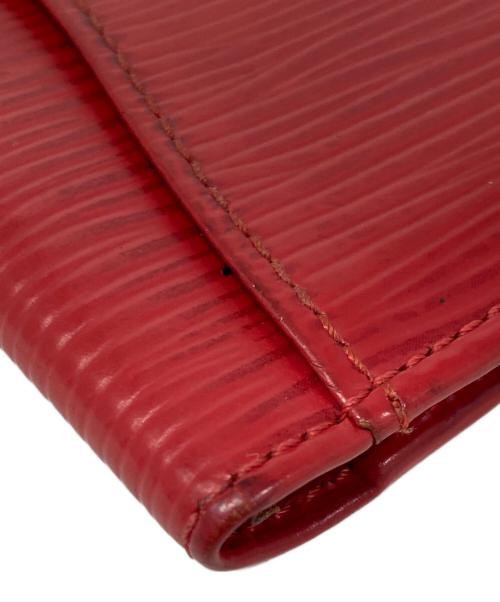LOUIS VUITTON（ルイ ヴィトン）LOUIS VUITTON (ルイ ヴィトン) カードケース レッドの古着・服飾アイテム