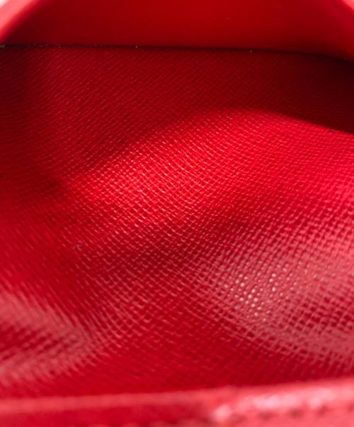 LOUIS VUITTON（ルイ ヴィトン）LOUIS VUITTON (ルイ ヴィトン) カードケース レッドの古着・服飾アイテム