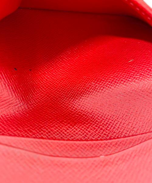LOUIS VUITTON（ルイ ヴィトン）LOUIS VUITTON (ルイ ヴィトン) カードケース レッドの古着・服飾アイテム