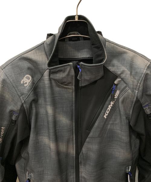 komine（コミネ）komine (コミネ) ソフトシェルウインターパーカ グレー サイズ:Mの古着・服飾アイテム