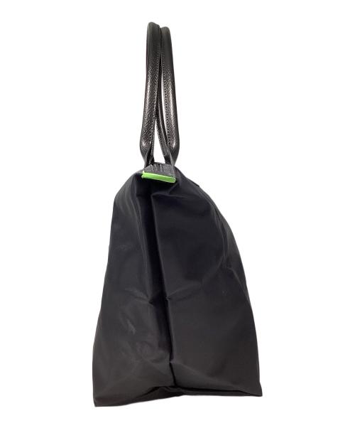 LONGCHAMP（ロンシャン）LONGCHAMP (ロンシャン) ナイロントートバッグ ブラックの古着・服飾アイテム