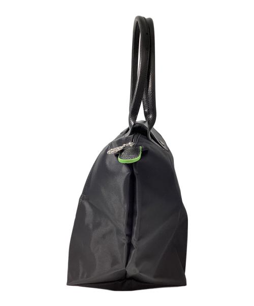 LONGCHAMP（ロンシャン）LONGCHAMP (ロンシャン) ナイロントートバッグ ブラックの古着・服飾アイテム