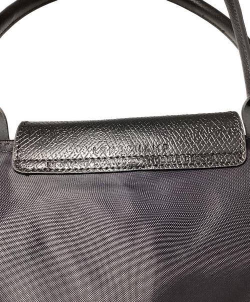 LONGCHAMP（ロンシャン）LONGCHAMP (ロンシャン) ナイロントートバッグ ブラックの古着・服飾アイテム