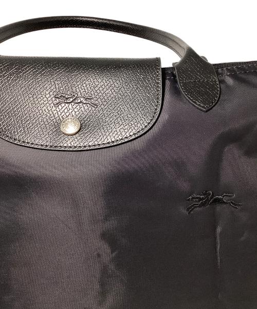 LONGCHAMP（ロンシャン）LONGCHAMP (ロンシャン) ナイロントートバッグ ブラックの古着・服飾アイテム