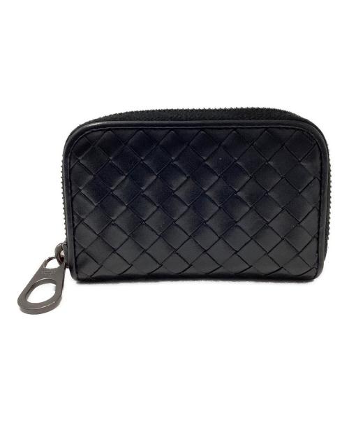 BOTTEGA VENETA（ボッテガベネタ）BOTTEGA VENETA (ボッテガベネタ) イントレチャート コインケース ブラックの古着・服飾アイテム