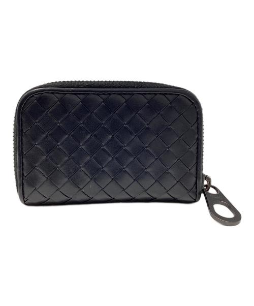 BOTTEGA VENETA（ボッテガベネタ）BOTTEGA VENETA (ボッテガベネタ) イントレチャート コインケース ブラックの古着・服飾アイテム