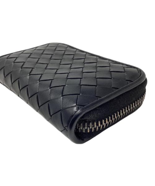 BOTTEGA VENETA（ボッテガベネタ）BOTTEGA VENETA (ボッテガベネタ) イントレチャート コインケース ブラックの古着・服飾アイテム