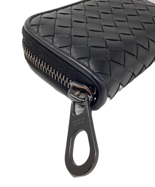 BOTTEGA VENETA（ボッテガベネタ）BOTTEGA VENETA (ボッテガベネタ) イントレチャート コインケース ブラックの古着・服飾アイテム