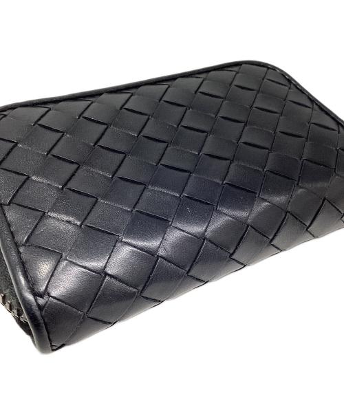BOTTEGA VENETA（ボッテガベネタ）BOTTEGA VENETA (ボッテガベネタ) イントレチャート コインケース ブラックの古着・服飾アイテム