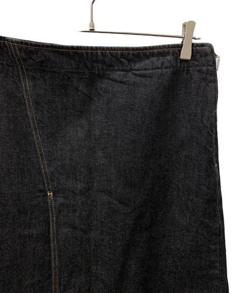 STUDIO NICHOLSON（スタジオ ニコルソン）STUDIO NICHOLSON (スタジオ ニコルソン) ZARA (ザラ) デニムスカート インディゴ サイズ:L 未使用品の古着・服飾アイテム