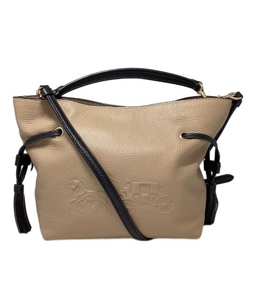 COACH（コーチ）COACH (コーチ) 2WAYショルダーバッグ ベージュの古着・服飾アイテム