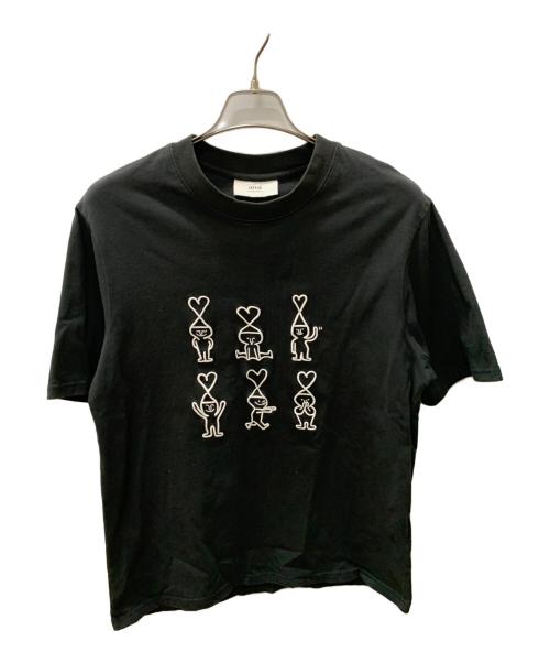 AMI Alexandre Mattiussi（アミアレクサンドルマテュッシ）AMI Alexandre Mattiussi (アミアレクサンドルマテュッシ) Tシャツ ブラック サイズ:XSの古着・服飾アイテム