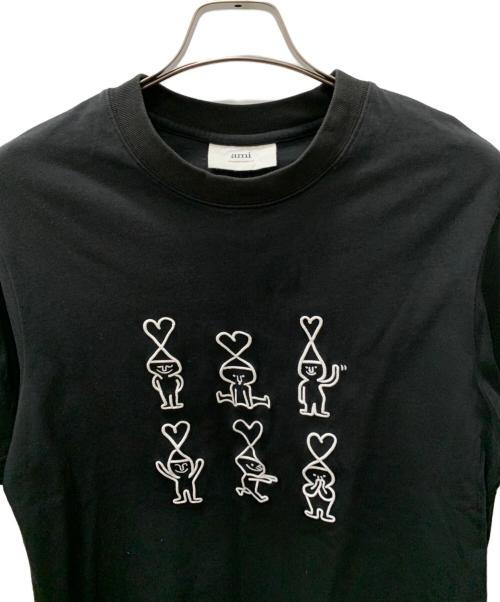 AMI Alexandre Mattiussi（アミアレクサンドルマテュッシ）AMI Alexandre Mattiussi (アミアレクサンドルマテュッシ) Tシャツ ブラック サイズ:XSの古着・服飾アイテム