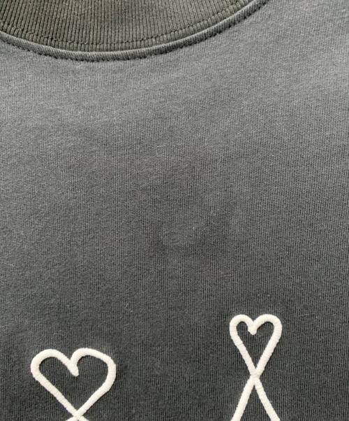 AMI Alexandre Mattiussi（アミアレクサンドルマテュッシ）AMI Alexandre Mattiussi (アミアレクサンドルマテュッシ) Tシャツ ブラック サイズ:XSの古着・服飾アイテム